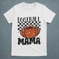 Retro Football Mama Football T-Shirt thumb 5
