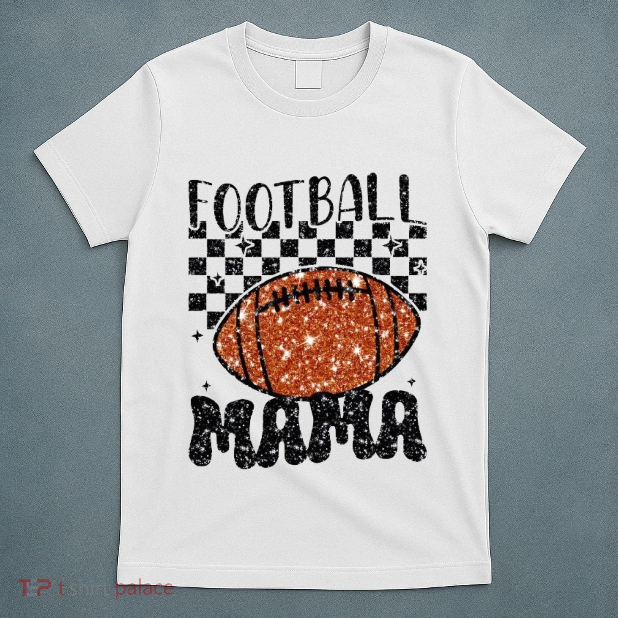 Retro Football Mama Football T-Shirt