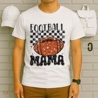 Retro Football Mama Football T-Shirt thumb 6