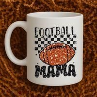 Retro Football Mama Football Coffee Mug thumb 2
