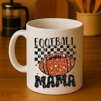 Retro Football Mama Football Coffee Mug thumb 4