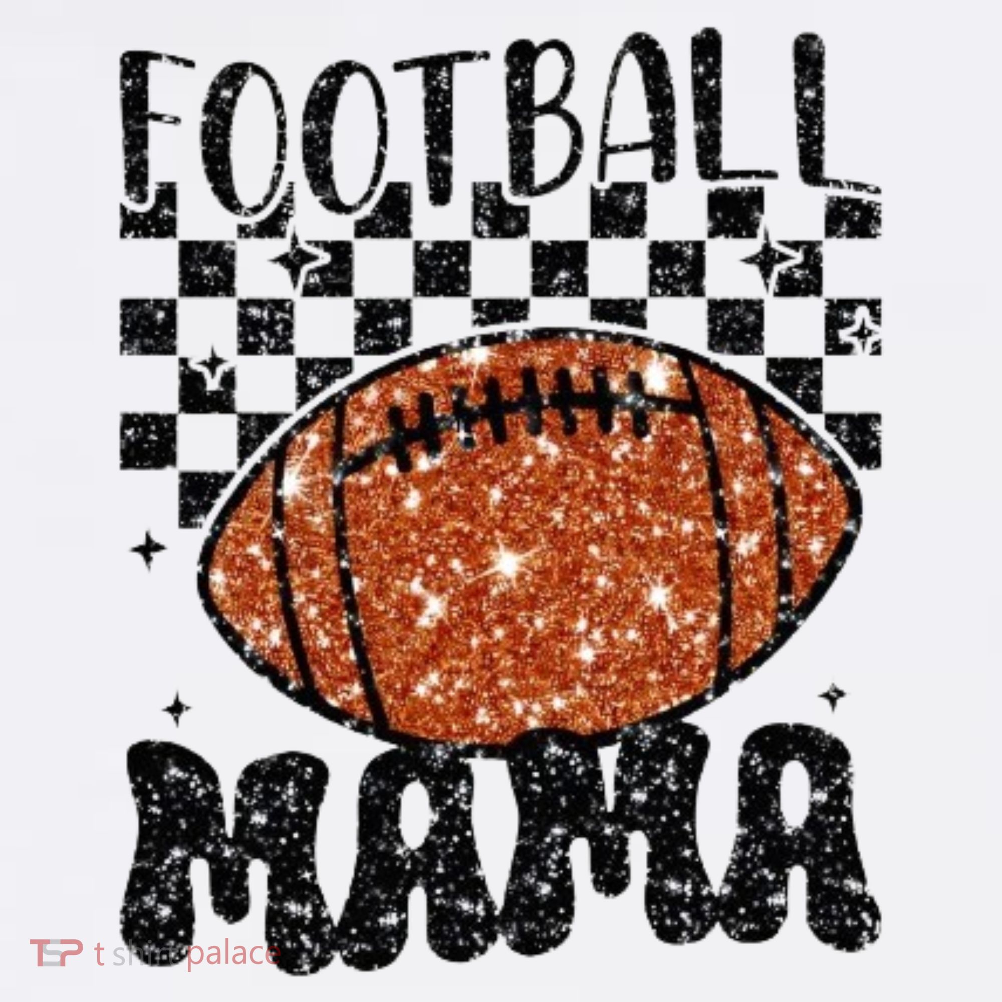 Retro Football Mama Football Ornament