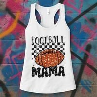 Retro Football Mama Football Women's Tank Top thumb 3