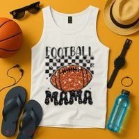 Retro Football Mama Football Tank Top thumb 4