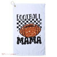 Retro Football Mama Football Golf Towel thumb 0