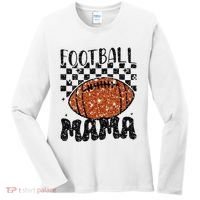 Retro Football Mama Football Women's Long Sleeve Shirt thumb 0