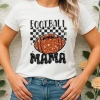 Retro Football Mama Football Women's T-Shirt thumb 2
