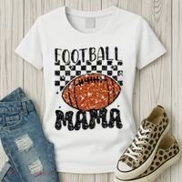 Retro Football Mama Football Women's T-Shirt thumb 3