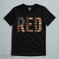 Red Friday Military Support Remember Everyone Deployed T-Shirt thumb 5