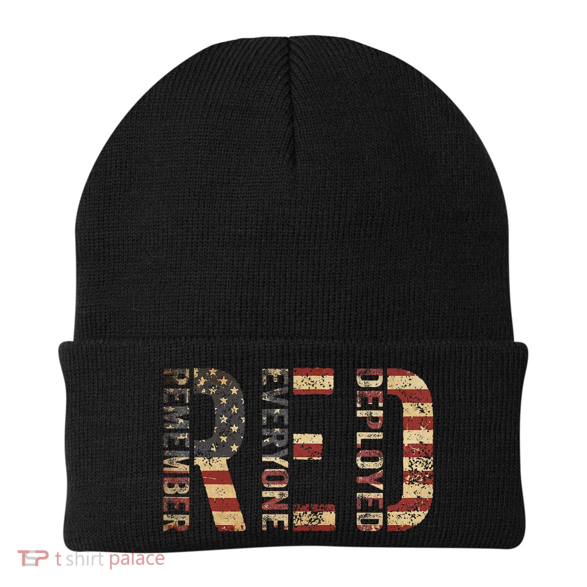 Red Friday Military Support Remember Everyone Deployed Beanie