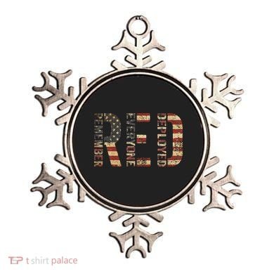 Red Friday Military Support Remember Everyone Deployed Ornament