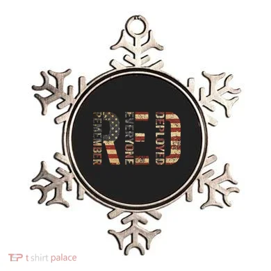 Red Friday Military Support Remember Everyone Deployed Ornament
