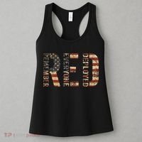 Red Friday Military Support Remember Everyone Deployed Women's Tank Top thumb 3