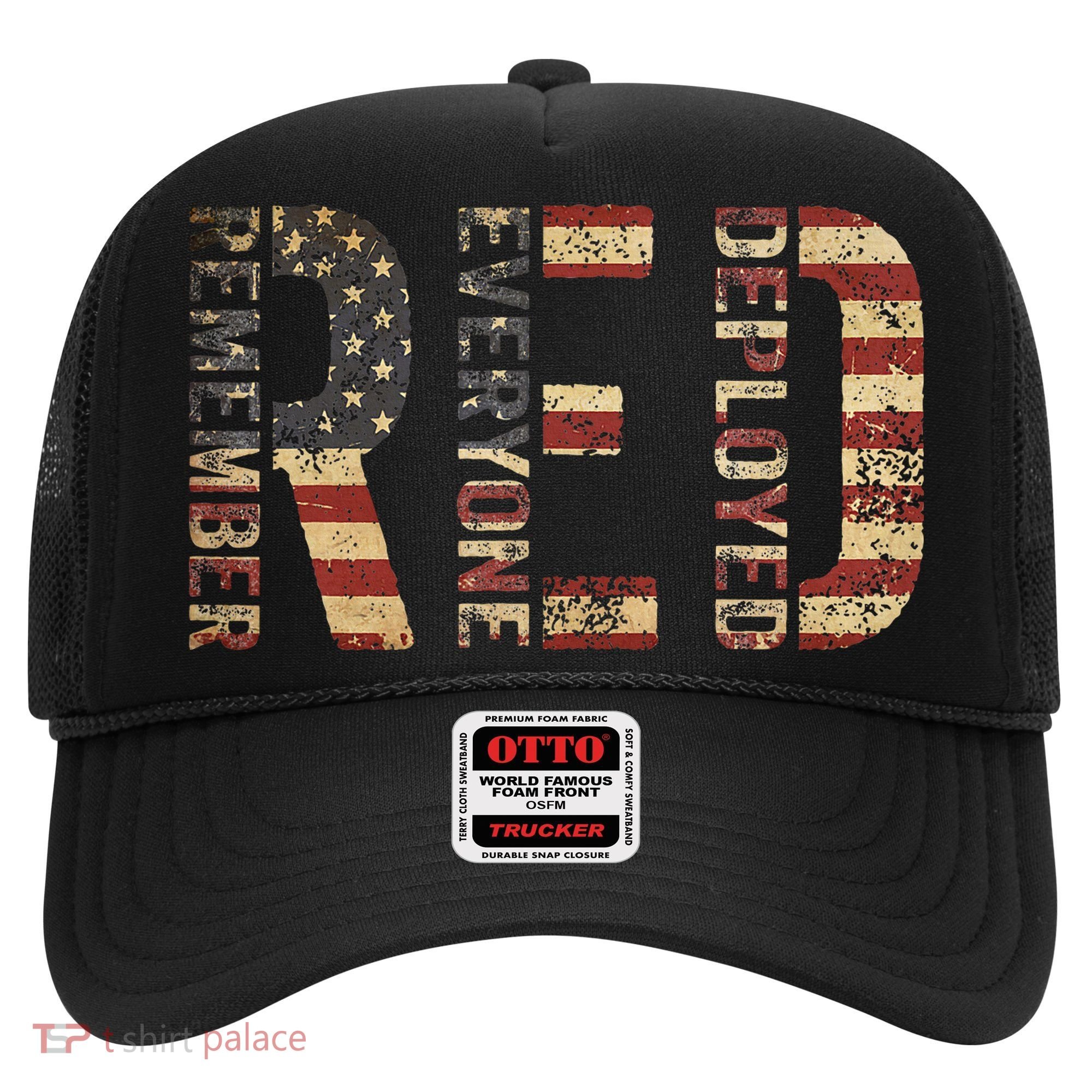 Red Friday Military Support Remember Everyone Deployed Hat