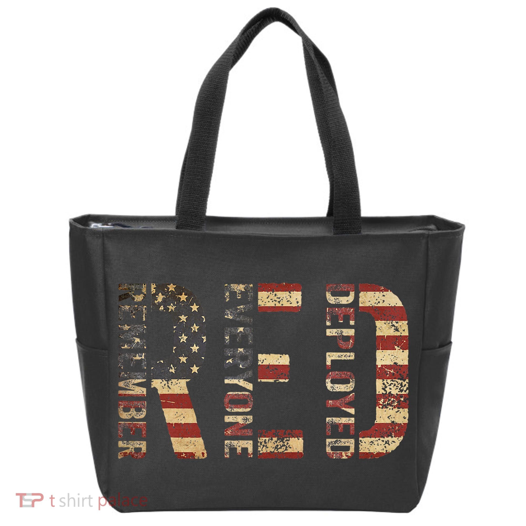 Red Friday Military Support Remember Everyone Deployed Tote Bag