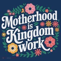 Retro Floral Motherhood Is Kingdom Work MotherS Day Mom Women's Hoodie thumb 2