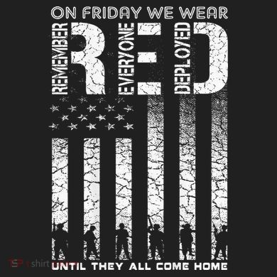 Red Friday Military On Friday We Wear Red Veteran V.I.T. Fleece Crew Sweatshirt