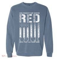 Red Friday Military On Friday We Wear Red Veteran Garment-Dyed Sweatshirt thumb 0