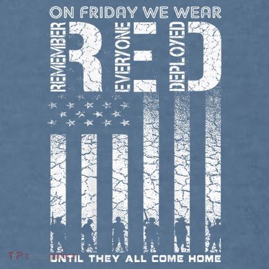 Red Friday Military On Friday We Wear Red Veteran Garment-Dyed Sweatshirt