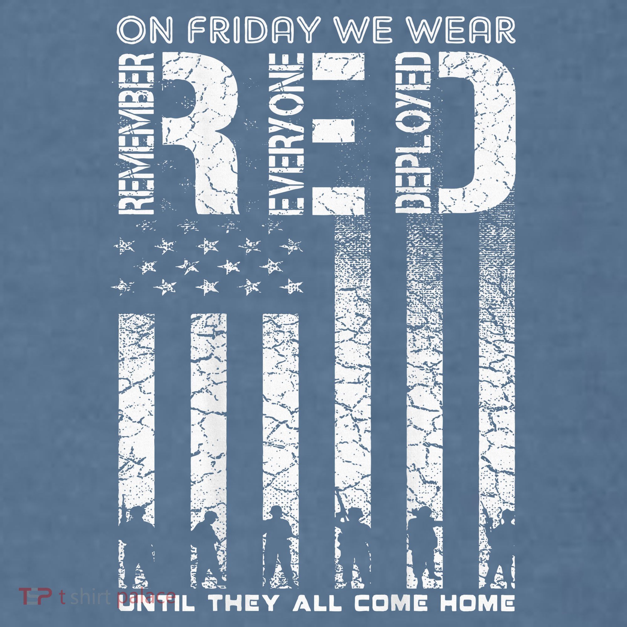 Red Friday Military On Friday We Wear Red Veteran Garment-Dyed Sweatshirt