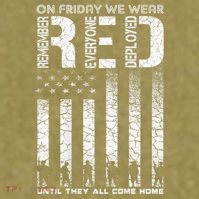 Red Friday Military On Friday We Wear Red Veteran Garment-Dyed Women's Muscle Tee