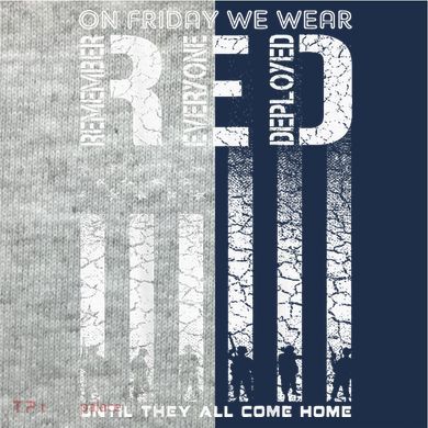 Red Friday Military On Friday We Wear Red Veteran Kids Colorblock Raglan Jersey