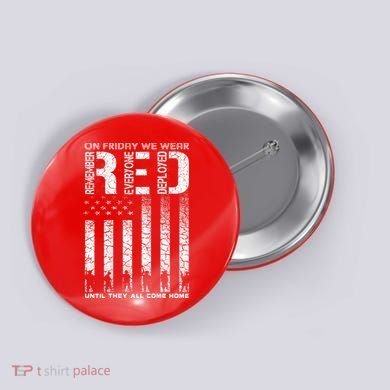 Red Friday Military On Friday We Wear Red Veteran Button
