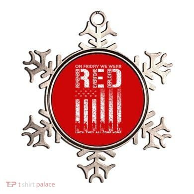 Red Friday Military On Friday We Wear Red Veteran Ornament