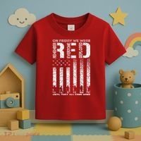 Red Friday Military On Friday We Wear Red Veteran Toddler T-Shirt thumb 3