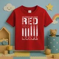 Red Friday Military On Friday We Wear Red Veteran Toddler T-Shirt thumb 3