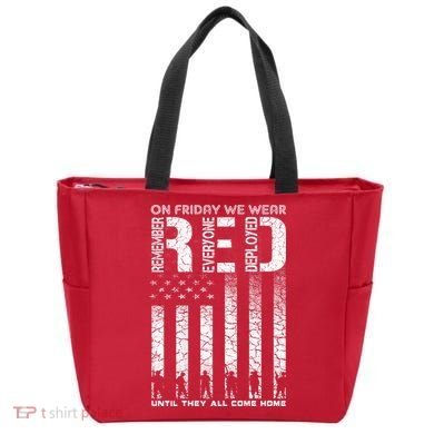 Red Friday Military On Friday We Wear Red Veteran Tote Bag