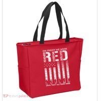 Red Friday Military On Friday We Wear Red Veteran Tote Bag thumb 2