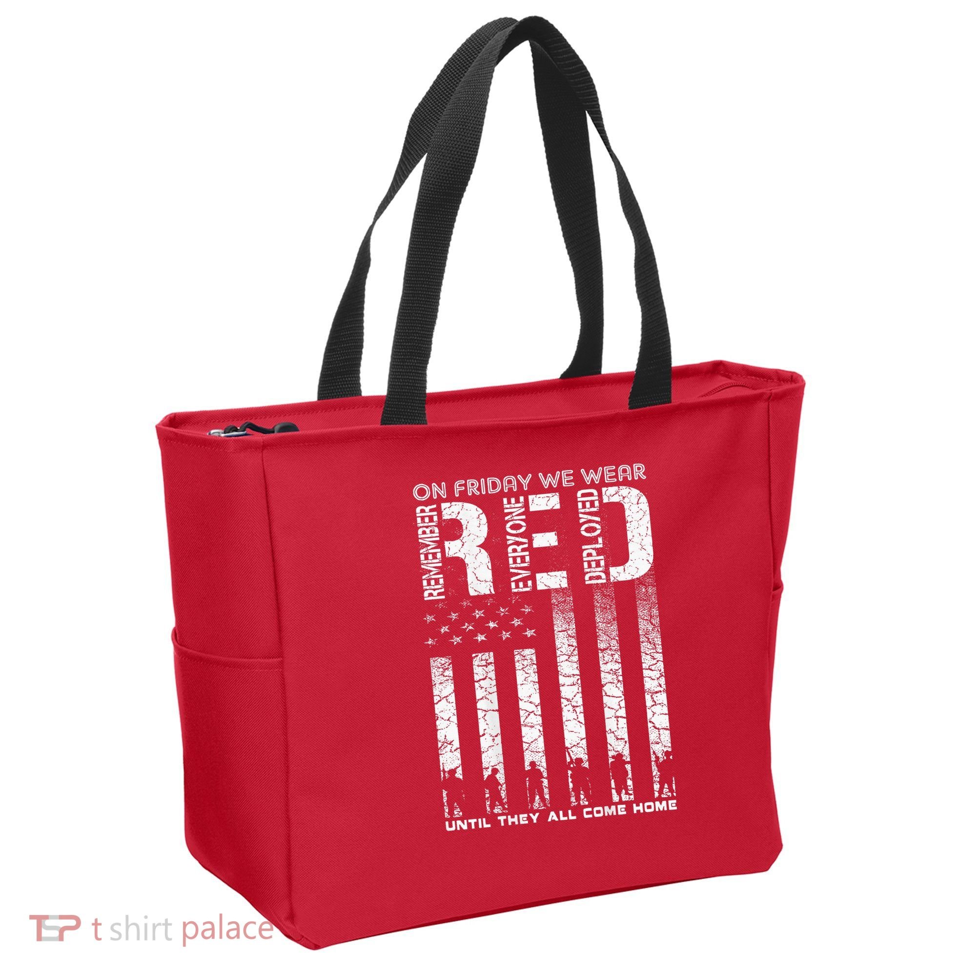 Red Friday Military On Friday We Wear Red Veteran Tote Bag