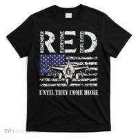 RED Friday Military S Air Force USAF US Flag Veteran T-Shirt thumb 0