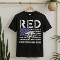 RED Friday Military S Air Force USAF US Flag Veteran T-Shirt thumb 2