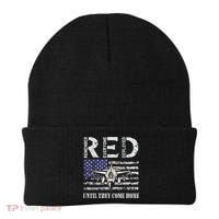 RED Friday Military S Air Force USAF US Flag Veteran Beanie thumb 0