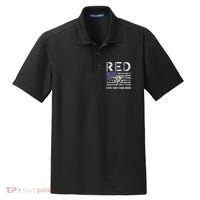 RED Friday Military S Air Force USAF US Flag Veteran Dry Zone Grid Polo thumb 0