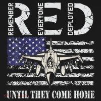 RED Friday Military S Air Force USAF US Flag Veteran Women's Hoodie thumb 2