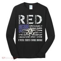 RED Friday Military S Air Force USAF US Flag Veteran Tall Long Sleeve Shirt thumb 0