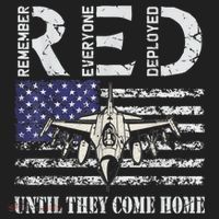 RED Friday Military S Air Force USAF US Flag Veteran 40oz Vacuum Insulated Stainless Steel Travel Tumbler thumb 4