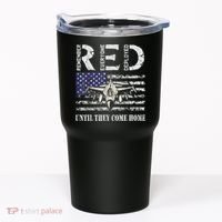 RED Friday Military S Air Force USAF US Flag Veteran Tumbler thumb 0