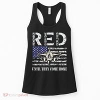 RED Friday Military S Air Force USAF US Flag Veteran Women's Tank Top thumb 0