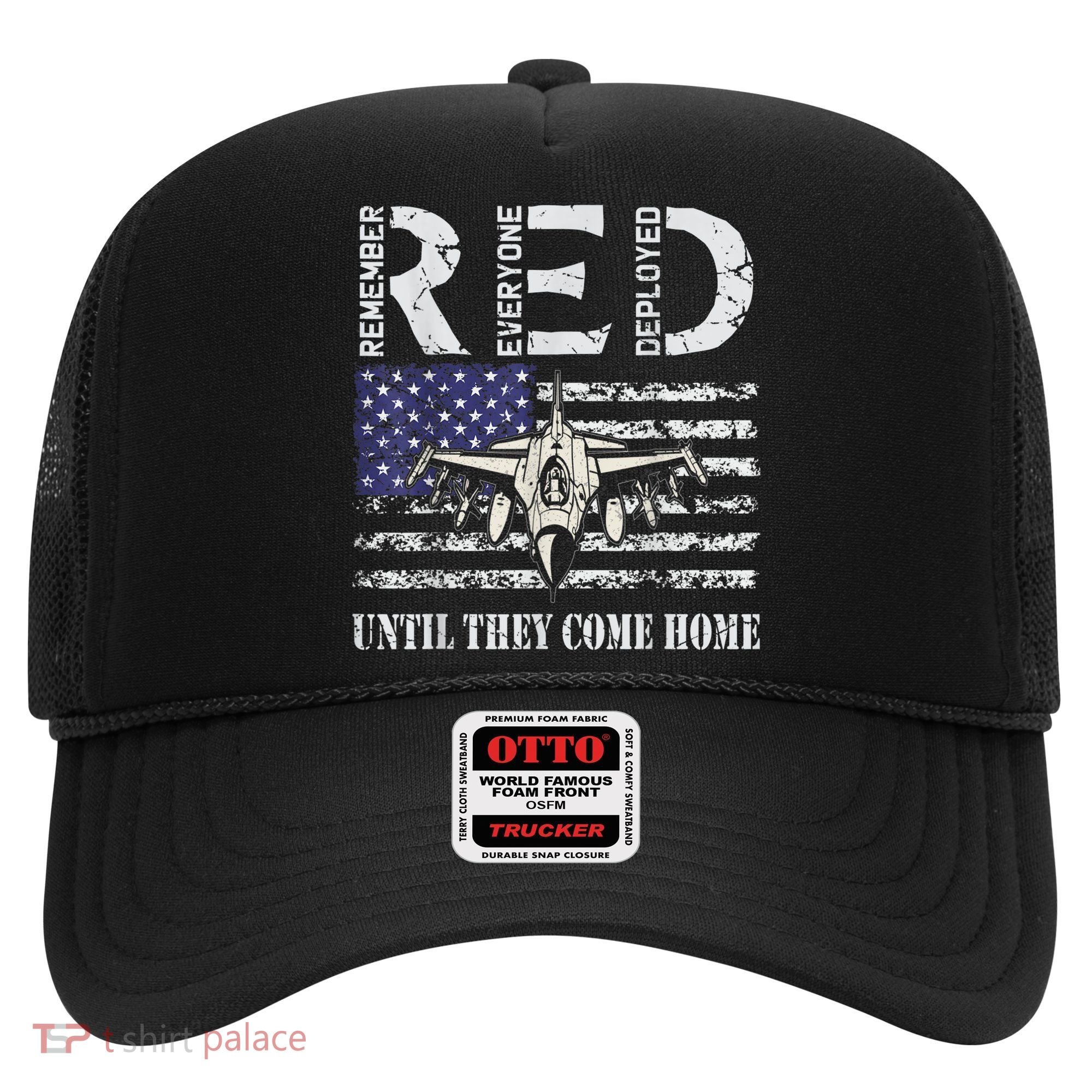 RED Friday Military S Air Force USAF US Flag Veteran Hat