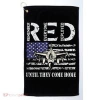 RED Friday Military S Air Force USAF US Flag Veteran Golf Towel thumb 0