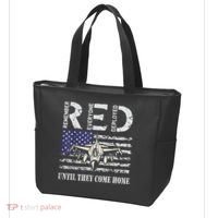RED Friday Military S Air Force USAF US Flag Veteran Tote Bag thumb 3
