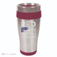 RED Friday Military S Air Force USAF US Flag Veteran 16oz Travel Tumbler thumb 0