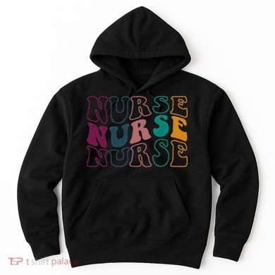 Retro Future Nurse Life For Registered Nurse Nurses Day Hoodie