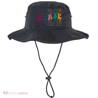 Retro Future Nurse Life For Registered Nurse Nurses Day Bucket Hat