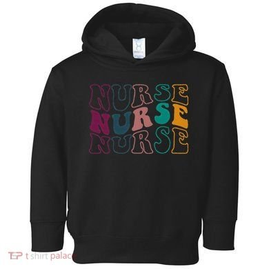 Retro Future Nurse Life For Registered Nurse Nurses Day Toddler Hoodie