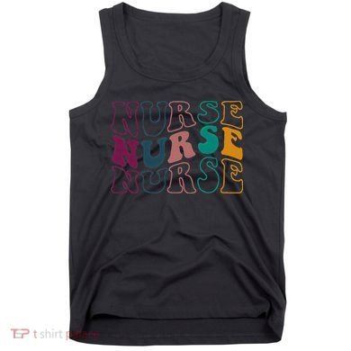 Retro Future Nurse Life For Registered Nurse Nurses Day Tank Top